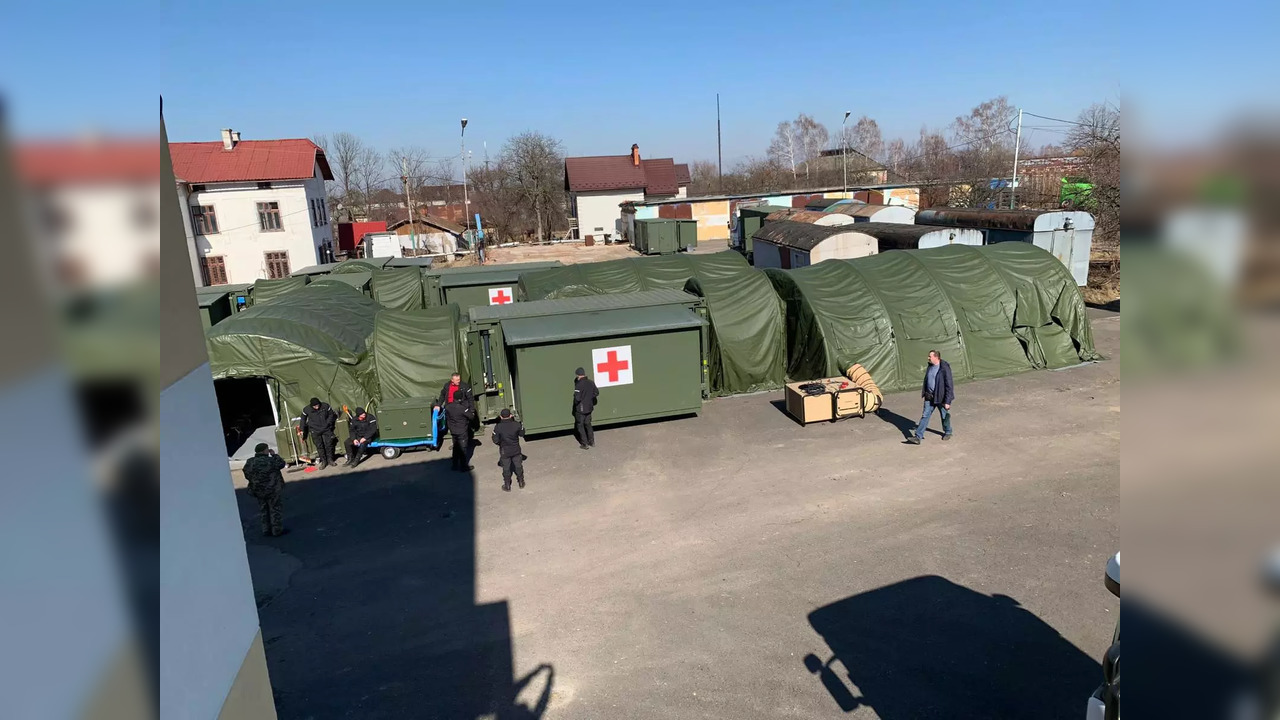 Estonians have produced field hospitals that can be positioned very rapidly