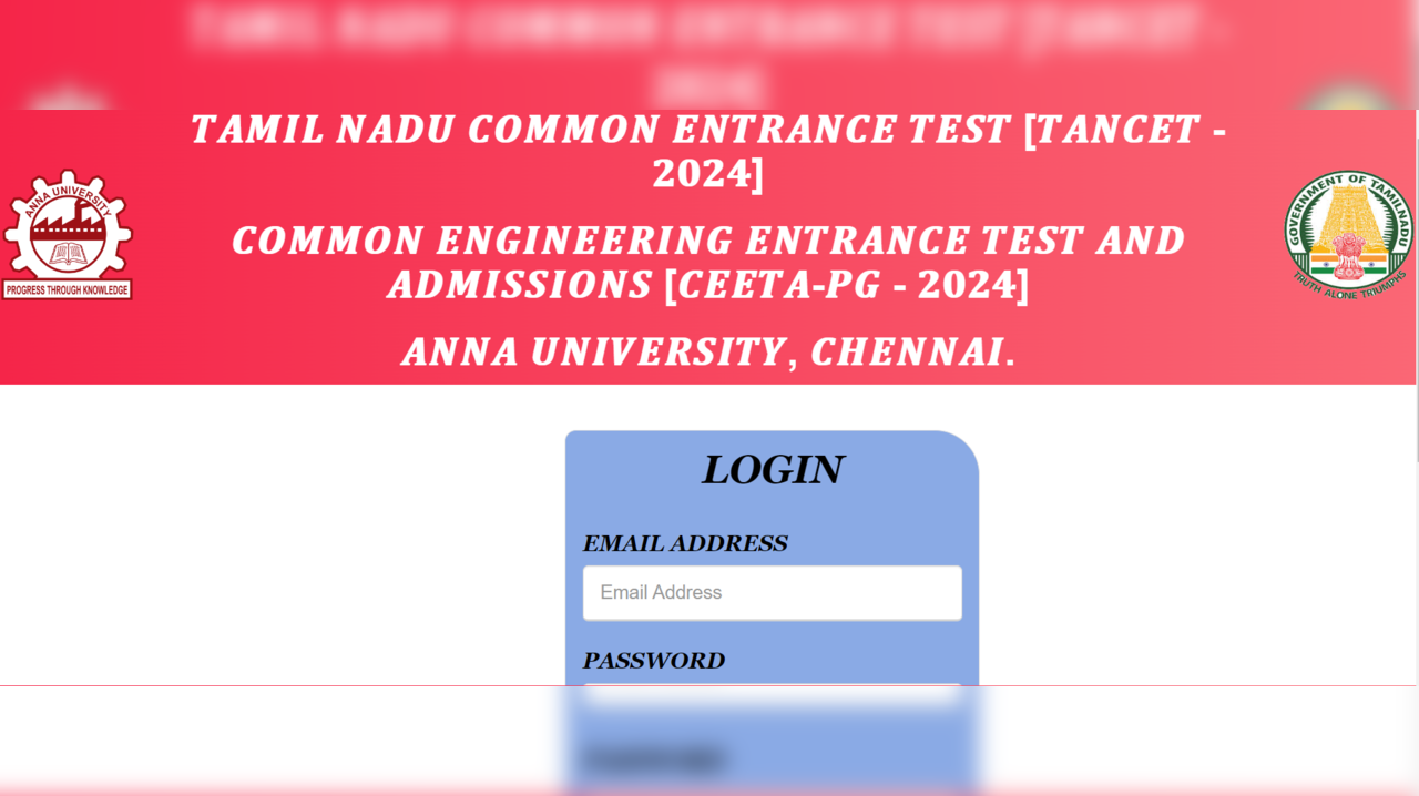 TANCET 2024 Hall Tickets Released on tancet.annauniv.edu, Direct Link