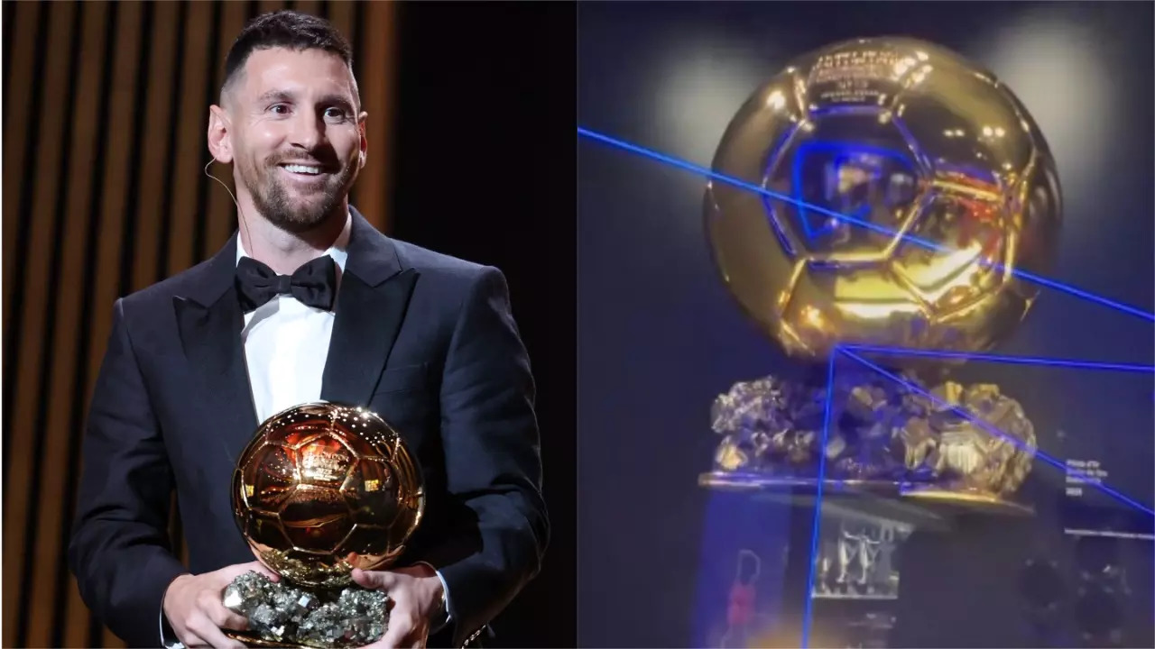 Watch: Lionel Messi Donates 8th Ballon D'or To Fc Barcelona - Viral 