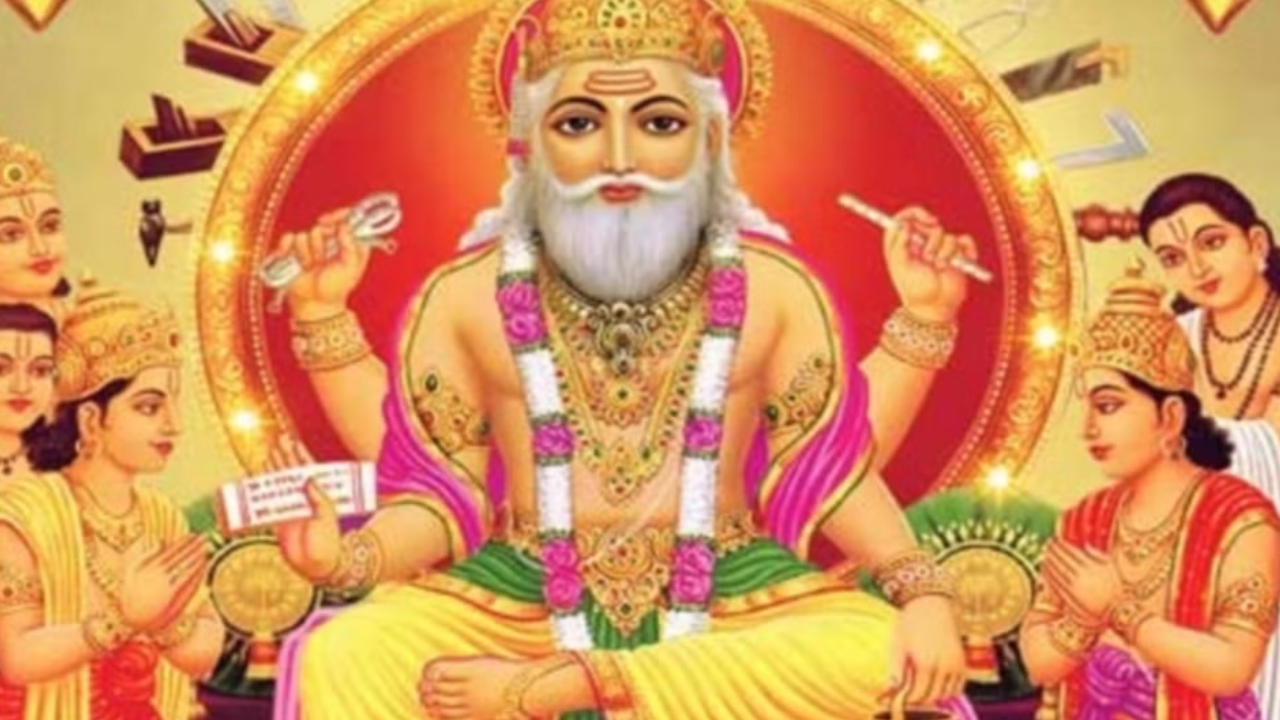 today is vishwakarma jayanti 2024 learn the rituals aarti and mythology