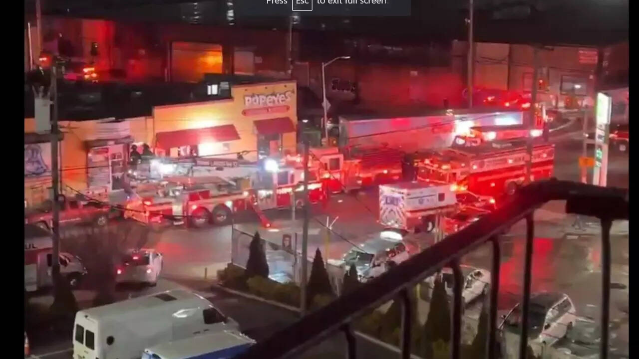 Brooklyn Popeyes Crash: Coors Light Semi-Truck Smashes Into Restaurant In New York, Several Feared Injured | VIDEO