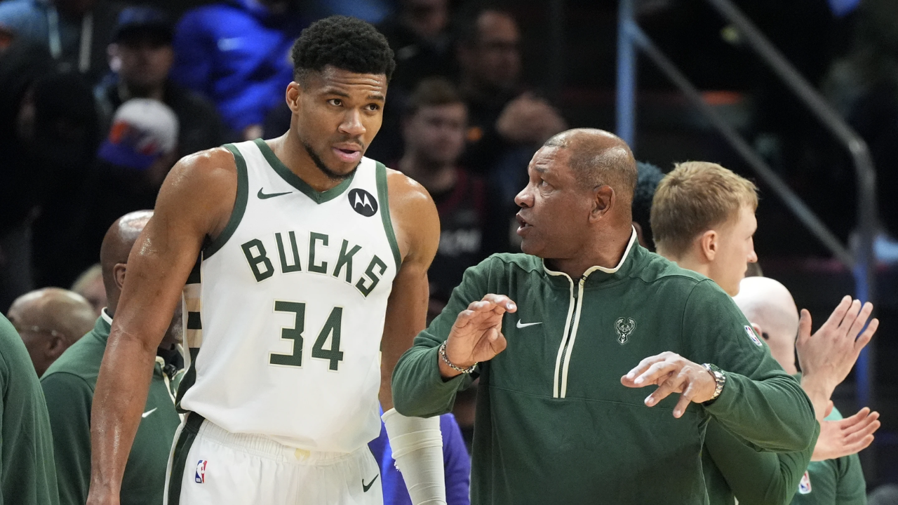 Giannis Antetokounmpo and Doc Rivers