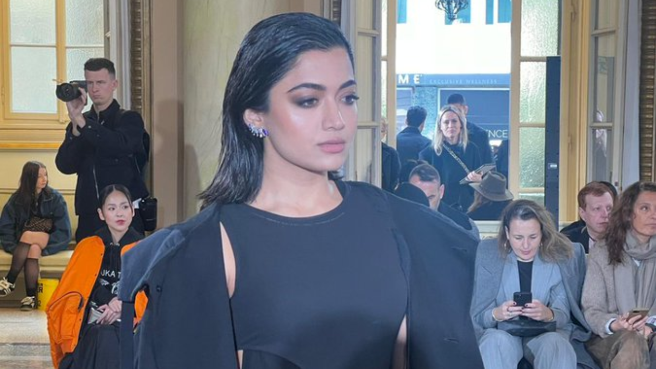 Rashmika at Milan Fashion Week