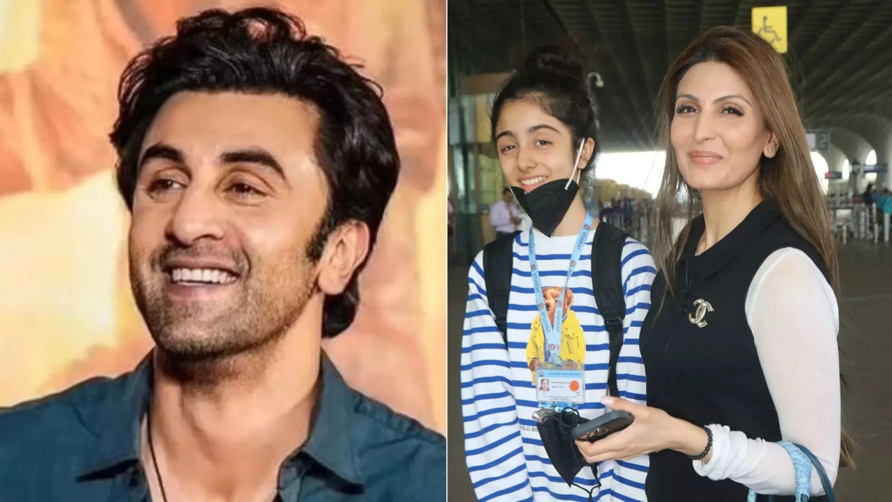 Ranbir Kapoor's Neice Samara Poses For Paps As Mother Riddhima Sahni Looks On | WATCH