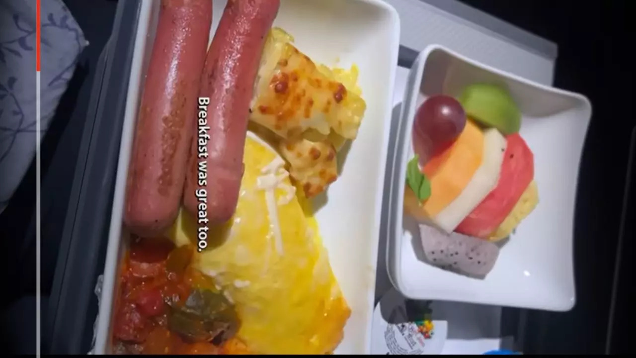 India vs. U.S. Plane Food