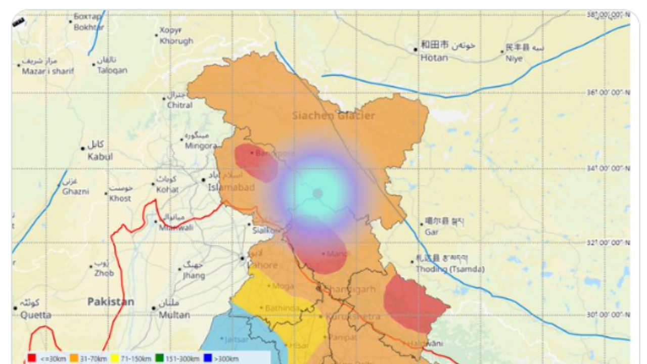 Breaking News: 3.8 Magnitude Earthquake Hits Ladakh