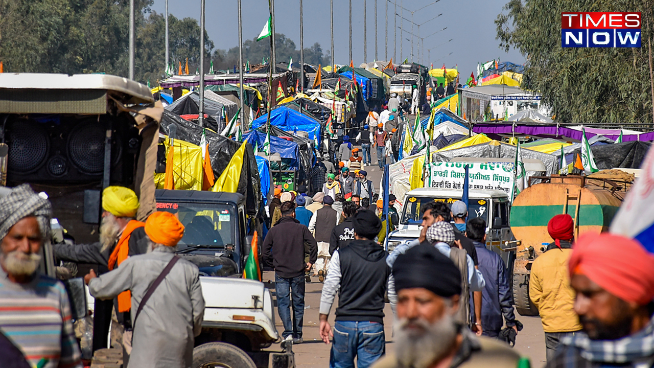 Farmers Protest Highlights Barriers Removed At Tikri Singhu Border