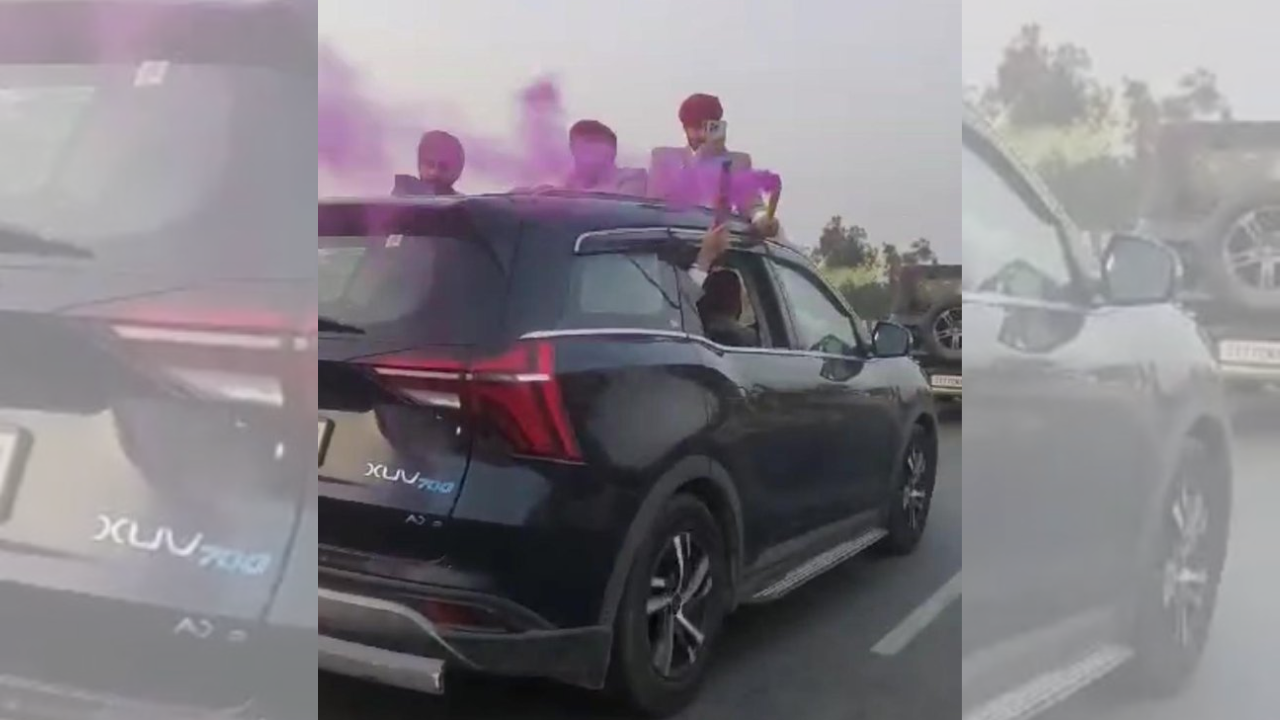 Colour bombs, Zig Zag Driving: Over 20 Cars Create Ruckus On Delhi Vikaspuri Flyover, 5 Held