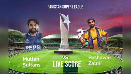Multan Sultans vs Peshawar Zalmi PSL 2024 Live Cricket Score Pakistan Super League MUL vs PES SCORECARD Times Now