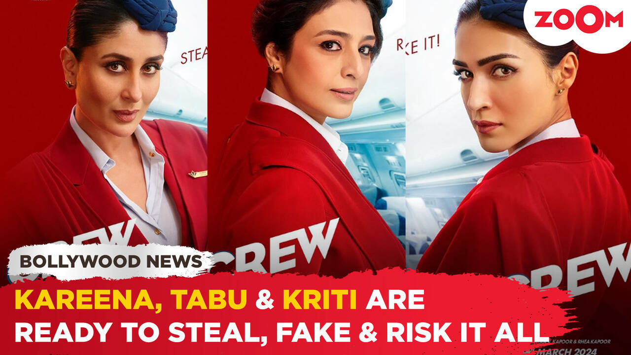 Kareena Kapoor Tabu And Kriti Steal The Show As Badass Air Hostesses In Crews First Look 5517