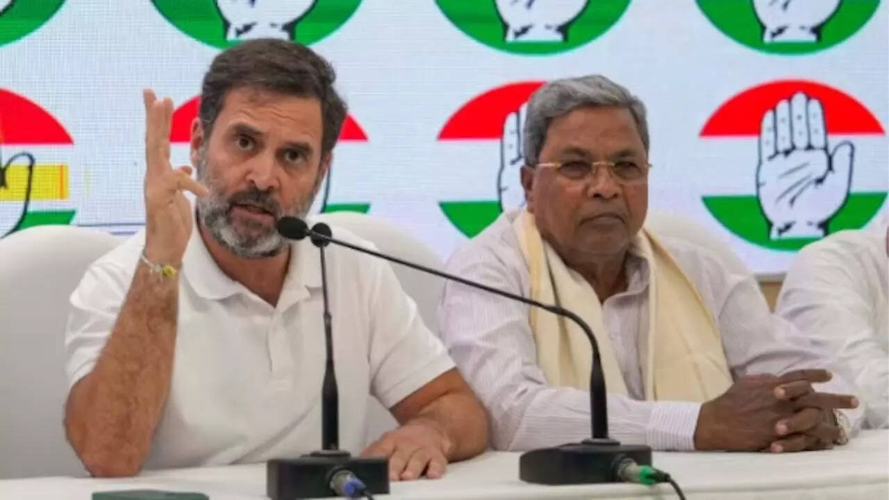 Rahul Gandhi and Siddaramaiah