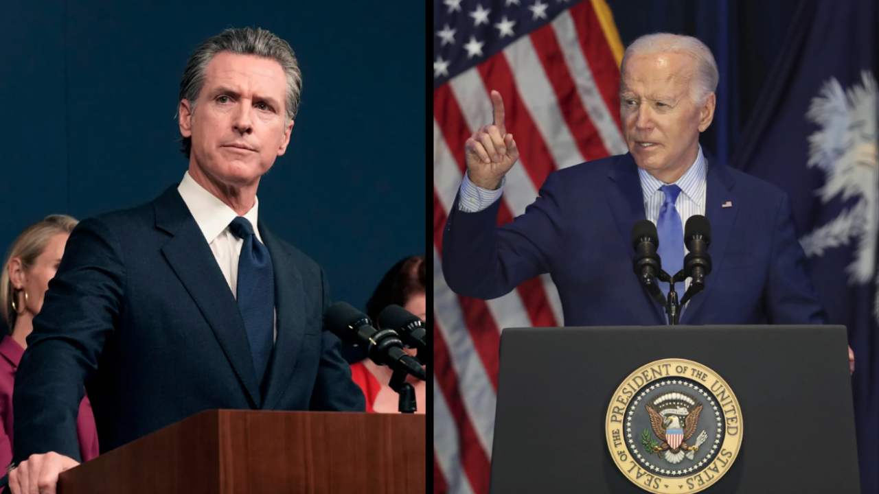 Gavin Newsom Joe Biden