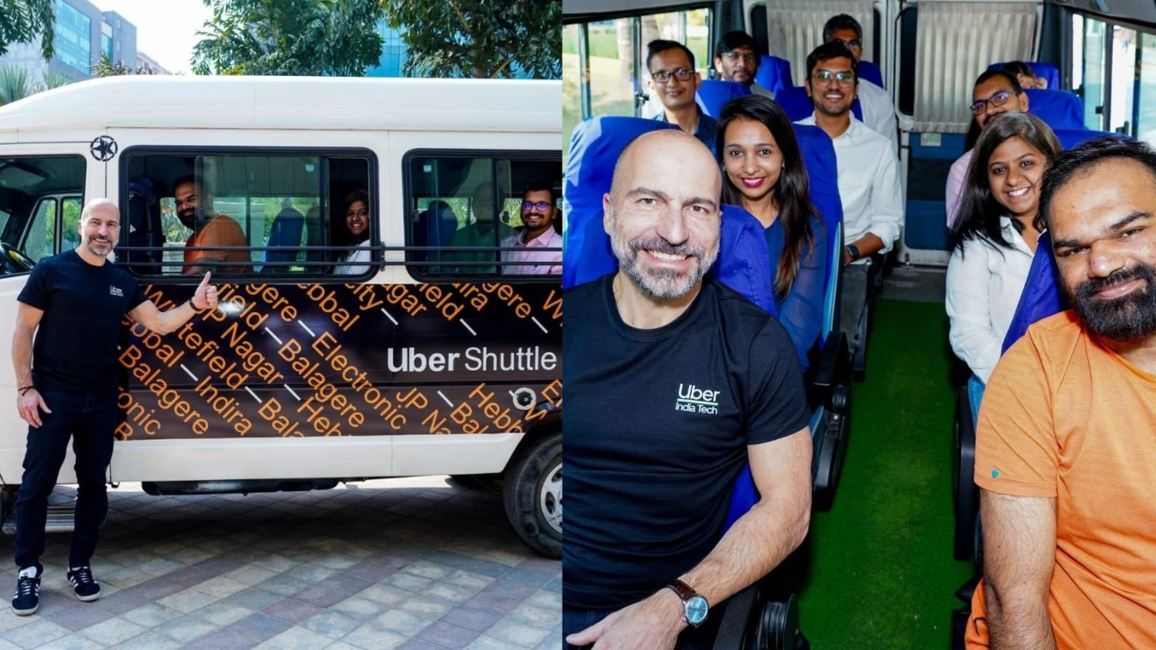 Uber CEO Dara Khosrowshahi in Bengaluru