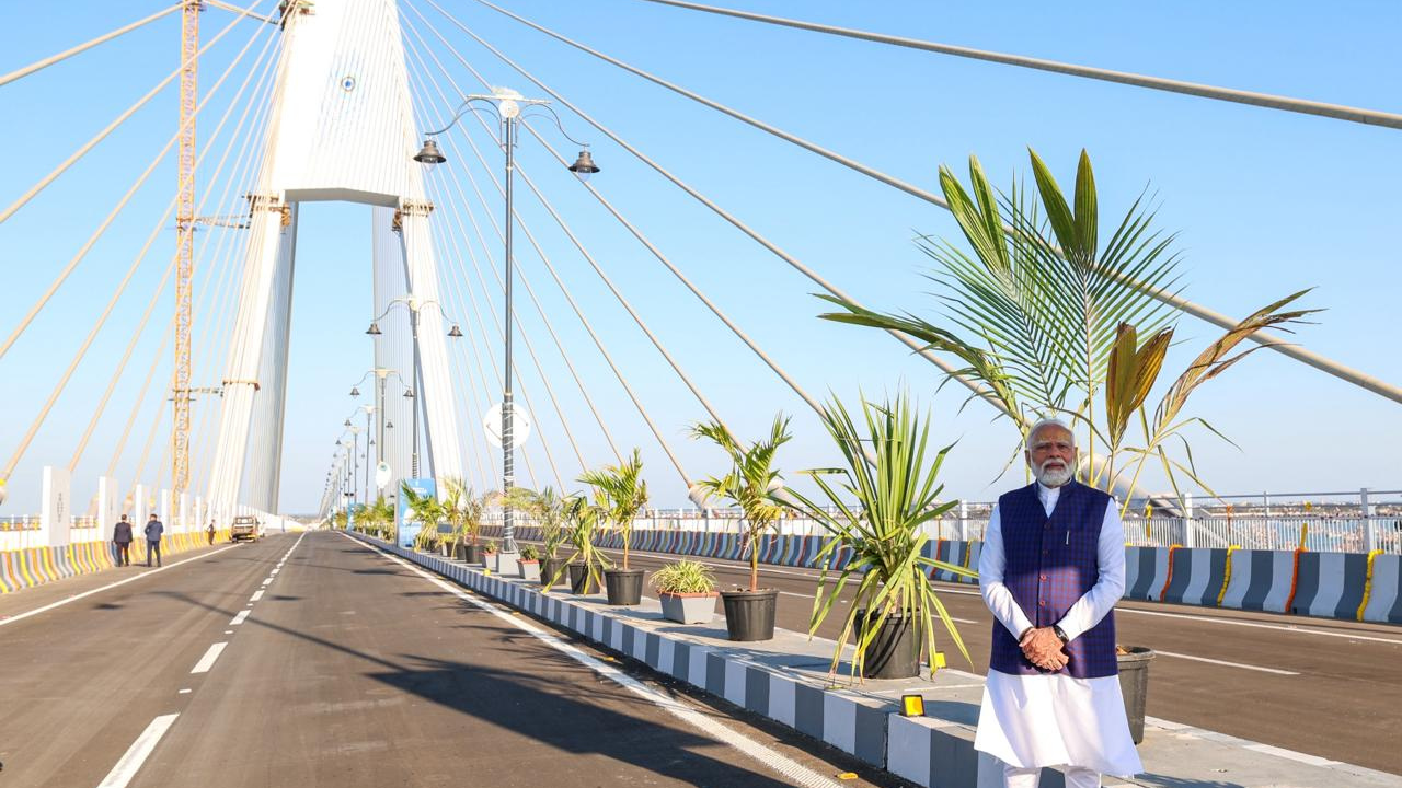 India's Longest Cable-Stayed Bridge