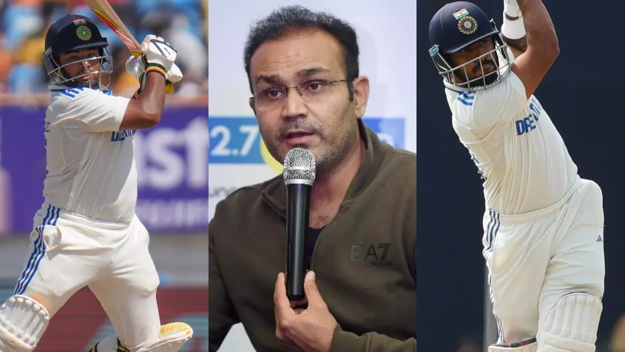 Virender Sehwag, Dhruv Jurel, Sarfaraz Khan