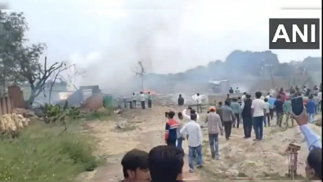 Explosion at a firecracker factory in Uttar Pradesh's Kaushambi district on Sunday