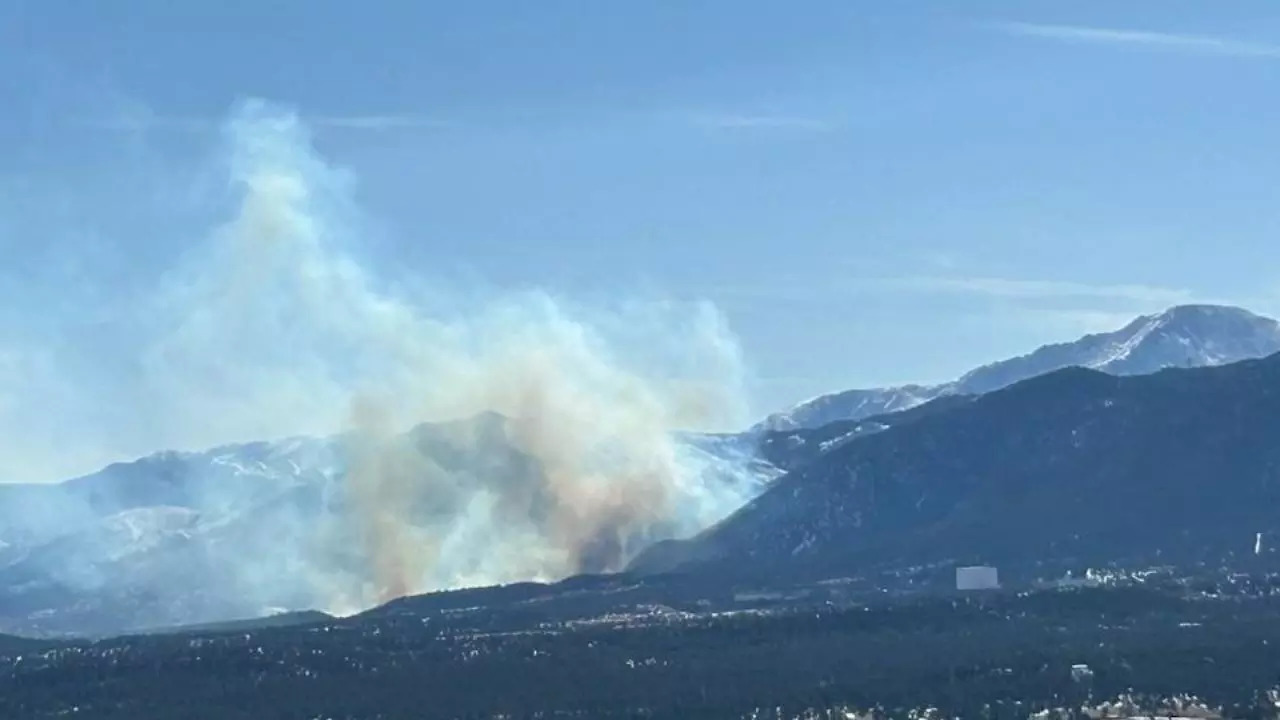 Air Force Academy Fire Today: Air Force Academy Fire: Crews Tackling ...