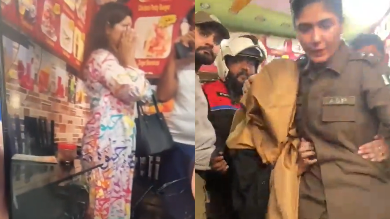 Pak Woman Mobbed