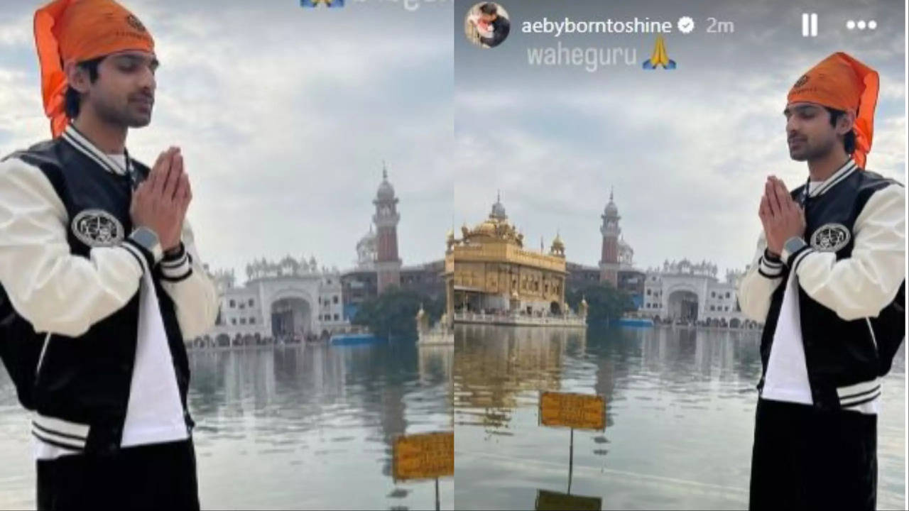 Abhishek Kumar Seeks Blessings At Golden Temple