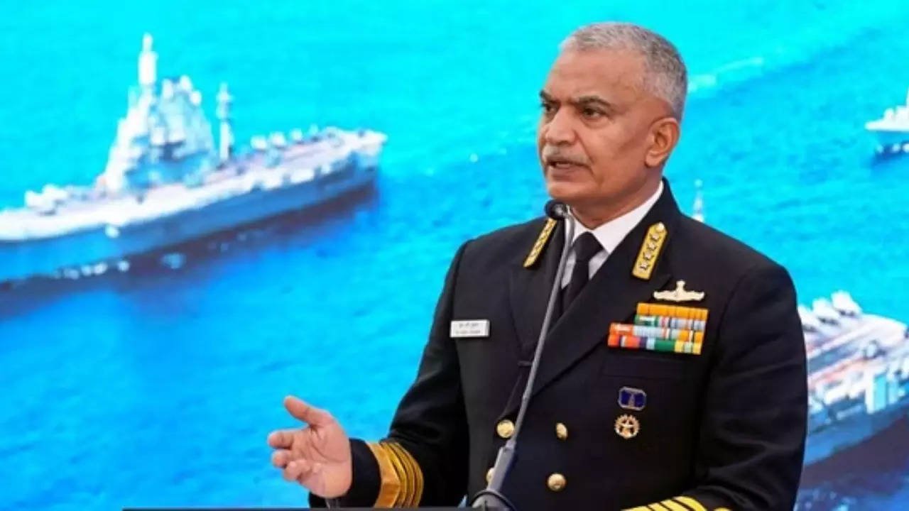 Indian Navy chief Admiral R Hari Kumar