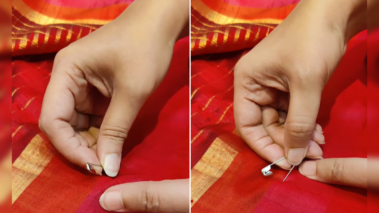 saree pin easy  hack without damage