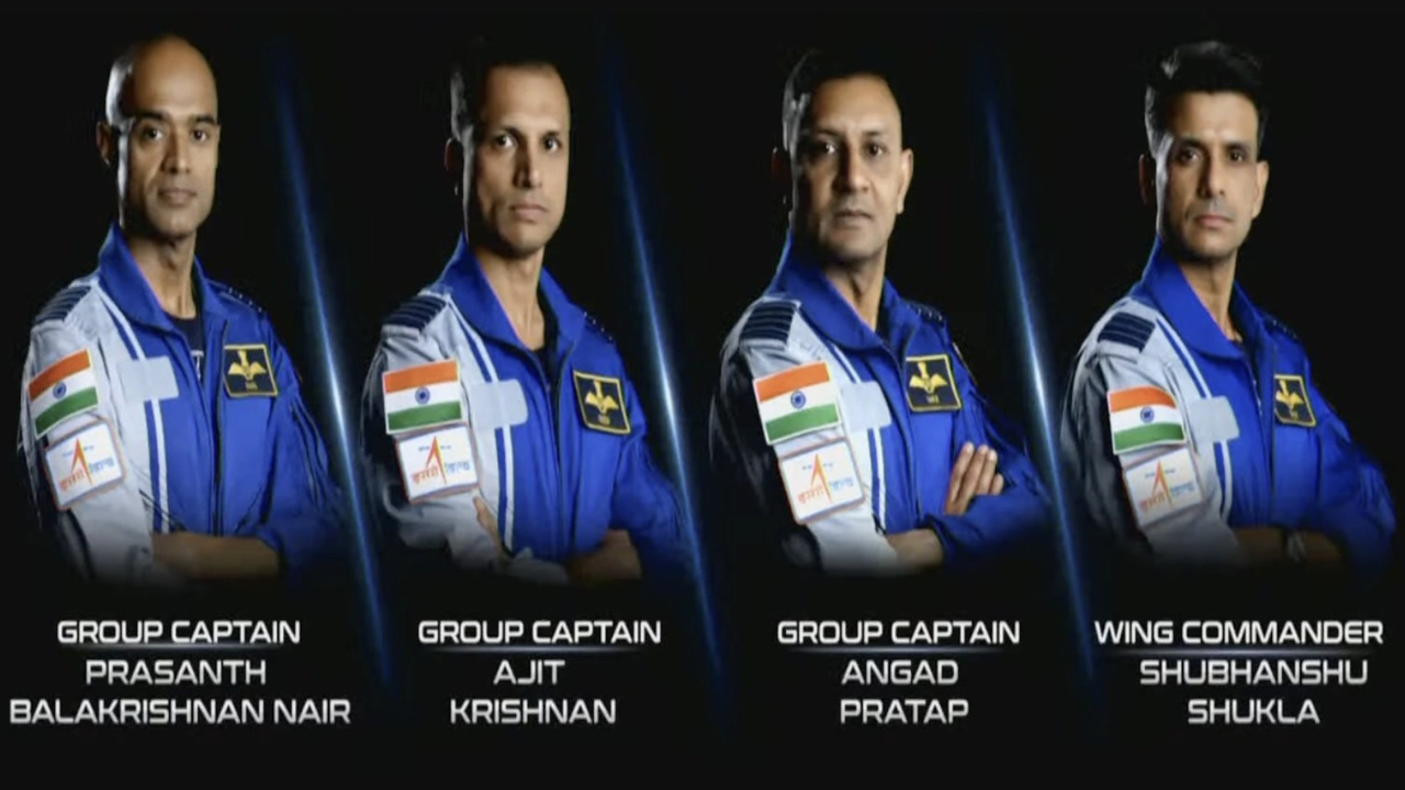 Astronauts Selected For India's Gaganyaan Mission