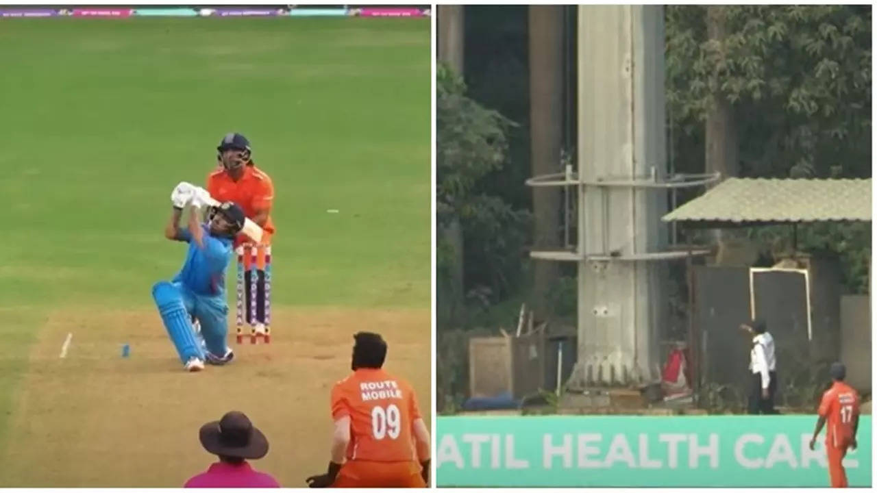 Ishan Kishan Smashes A Six Into The Bushes After Returning To Cricket Field in T20 Tournament