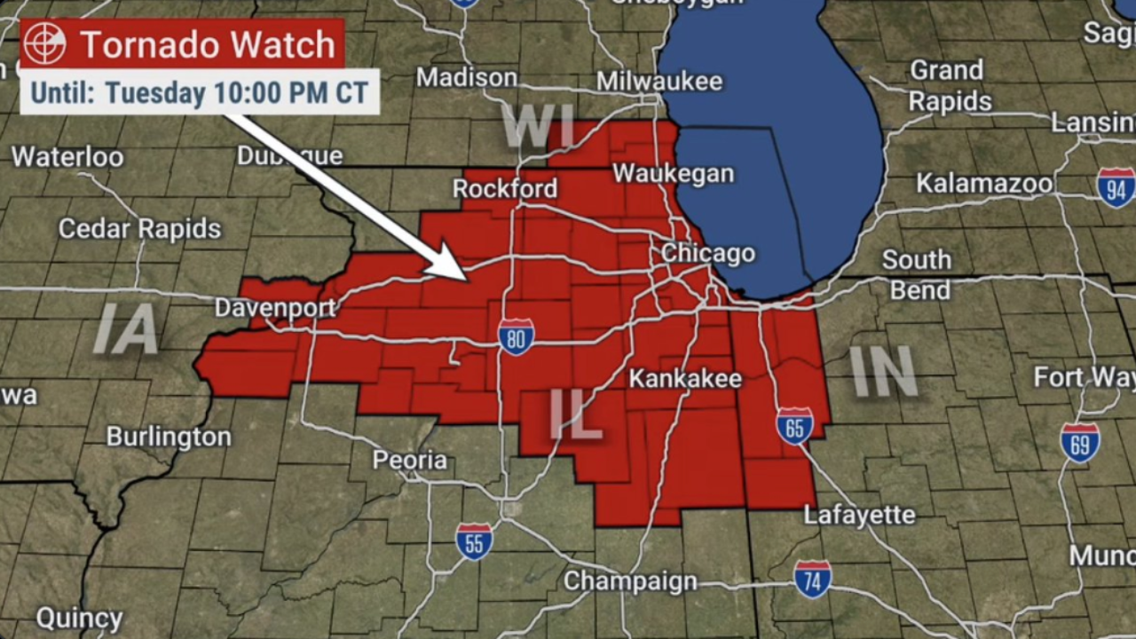 Indiana Tornado Watch