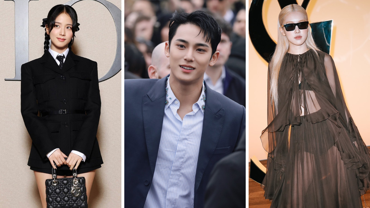 Paris Fashion Week 2024 Blackpink's Jisoo, Rosé, and Mingyu Dazzle as