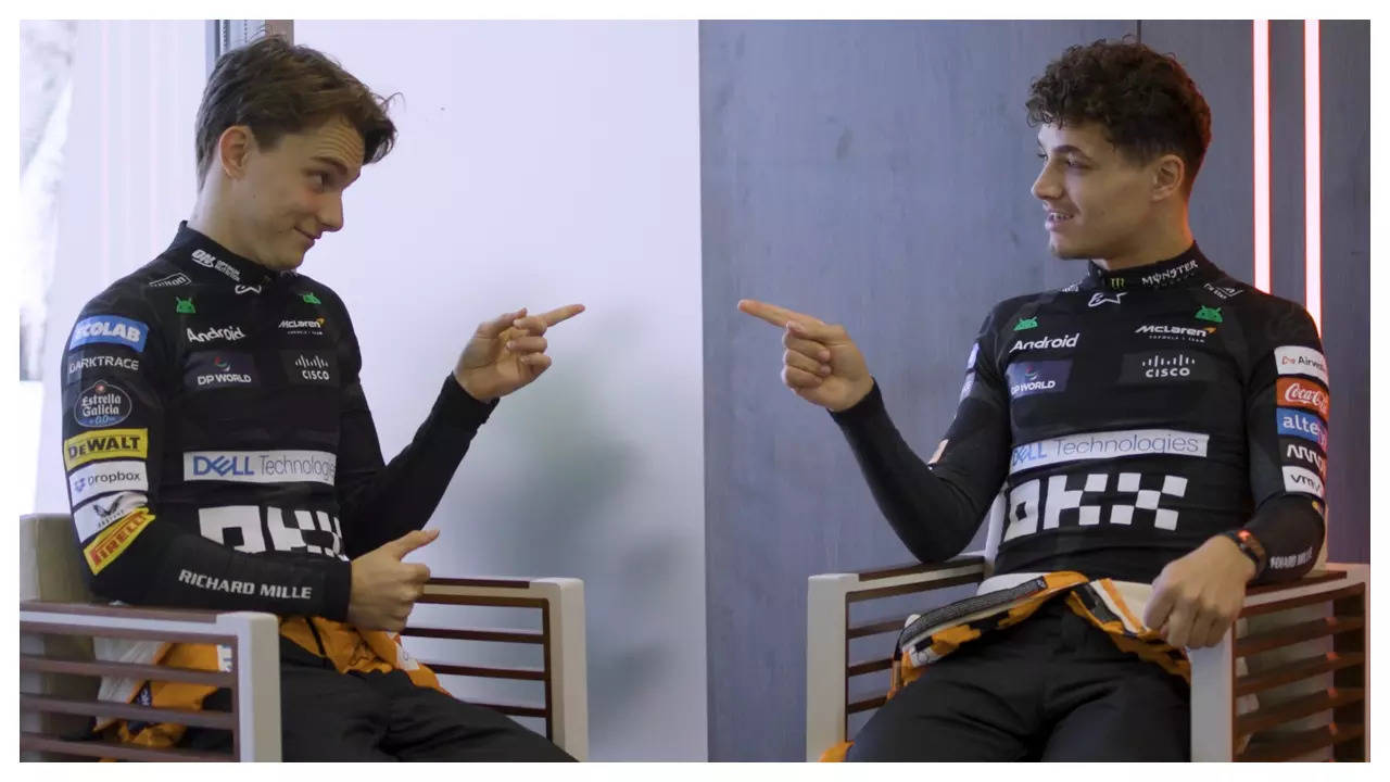 Lando Norris and Oscar Piastri