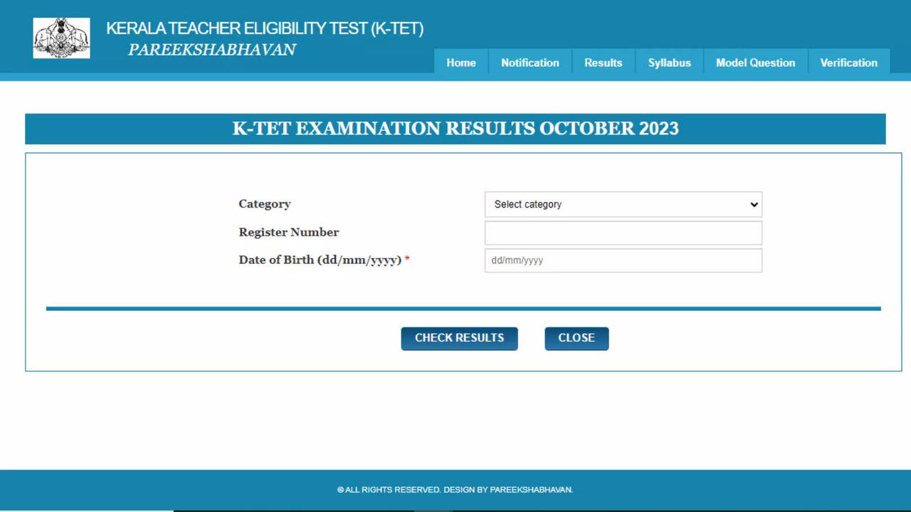 KTET October Result 2023 For October Exam Out on ktet.kerala.gov.in, Direct Link