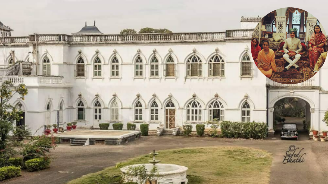 ​Take a look at the beautiful Ranjit Vilas Palace owned by Mridula Kumari Jadeja, a female cricketer from Gujarat. Pic Credit: Instagram