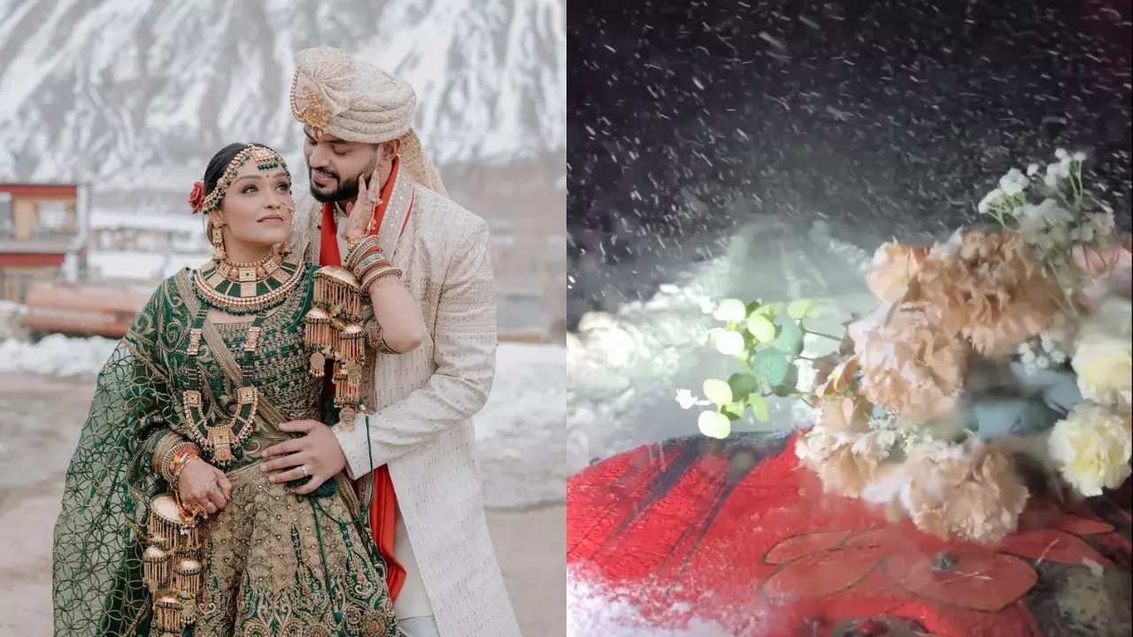 Aarya had planned a snowy Spiti Valley wedding with Ranjeet 13 years ago. | Courtesy: @aaryavora/Instagram