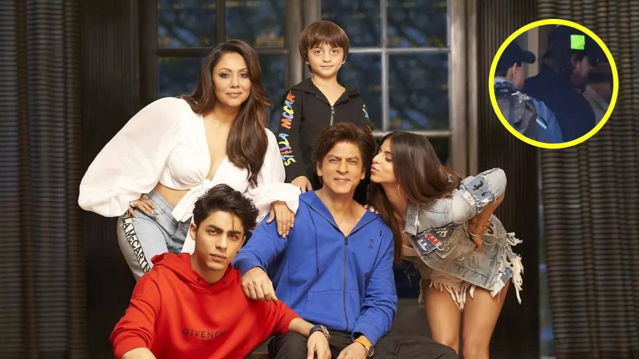 Shah Rukh Khan And Family Jet Off To Jamnagar For Anant Ambani-Radhika Merchant Pre-Wedding Bash