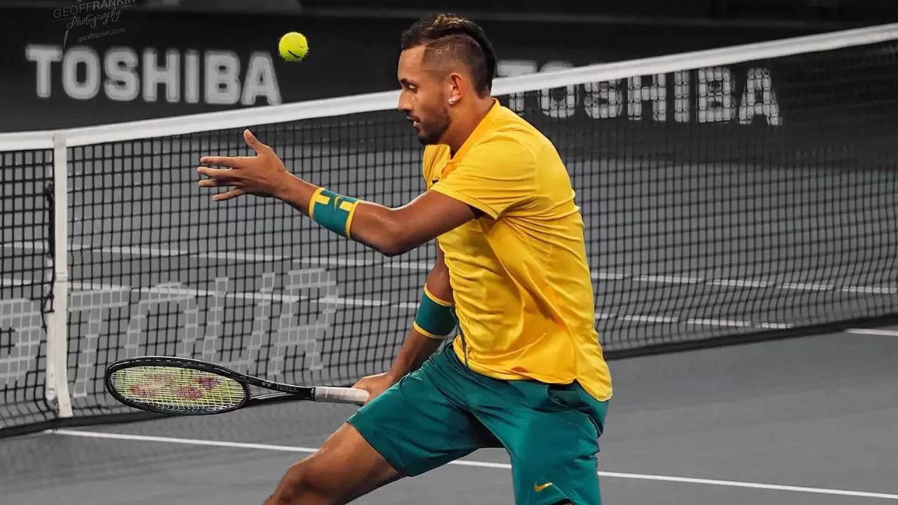 Australian tennis player Nick Kyrgios.