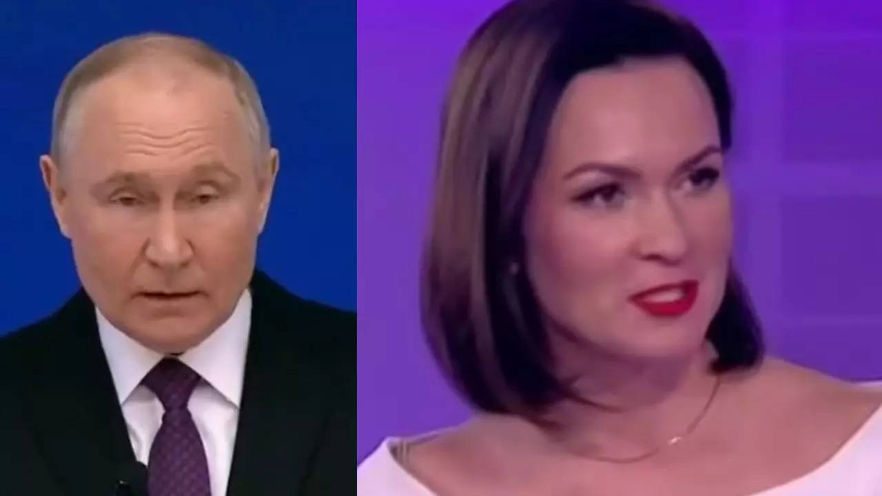 Russia's Anchor Natalya Litovko Says She Wants To Get Pregnant For 'Third Time' On Live TV After Vladimir Putin's Call To Procreate