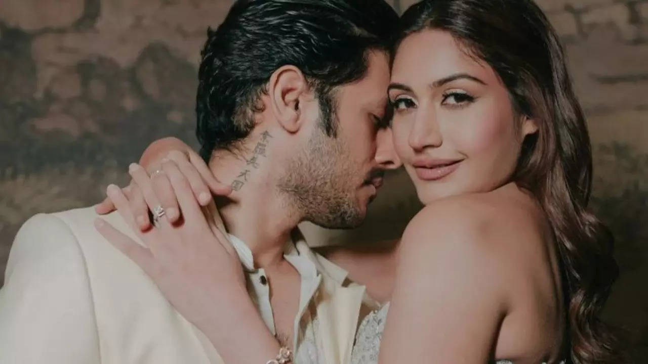 Surbhi Chandna-Karan Sharma Ditch Sangeet For 'Tuxedo Night' Ahead Of Wedding