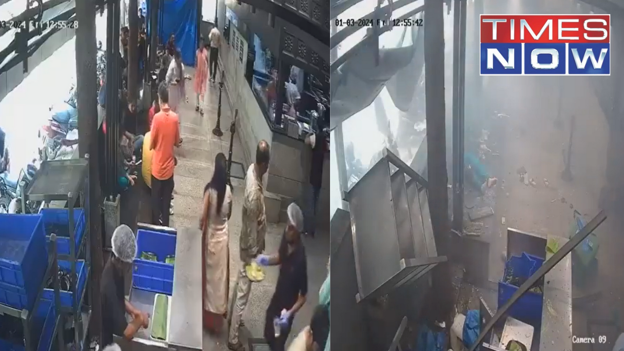 CCTV Visual of Blast in Rameshwaram Cafe