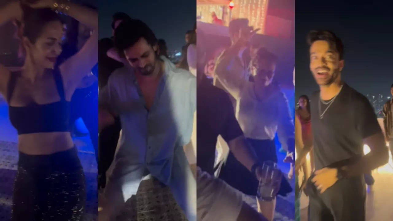 Malaika Arora-Shoaib Ibrahim Shake A Leg Together At JDJ 11 Party; Ankita Lokhande-Vicky Jain Join In - Watch