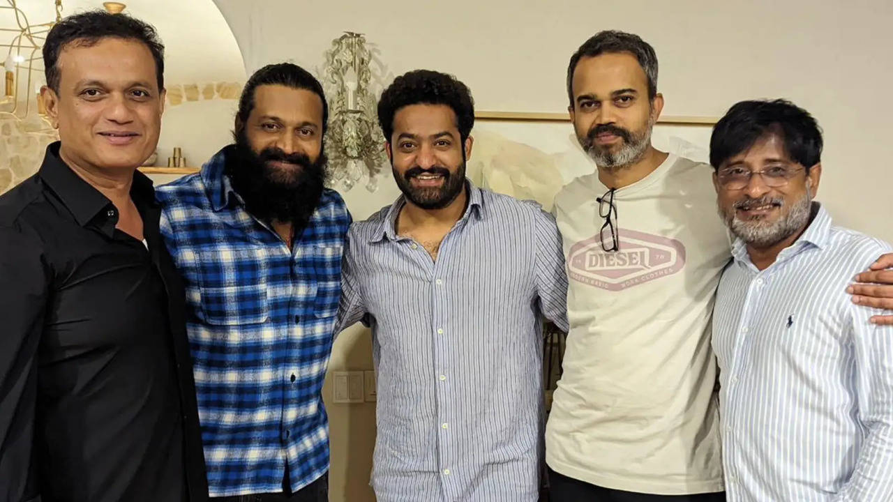 Jr NTR With Rishab Shetty, Prashanth Neel