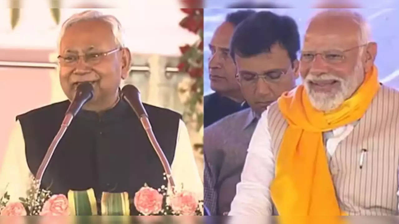 PM Modi’s LOL Moment As He Shares Stage With Bihar CM Nitish Kumar