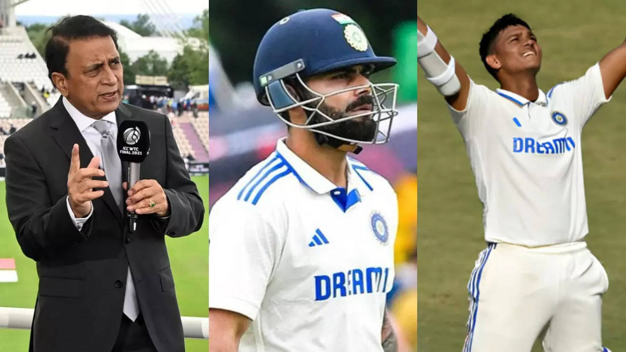 Sunil Gavaskar Virat Kohli Yashasvi Jaiswal