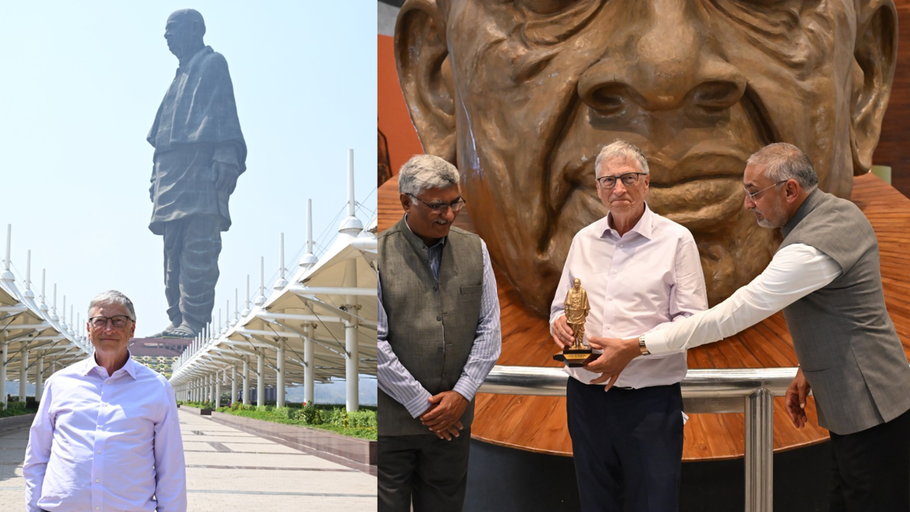 bill gates statue of unity