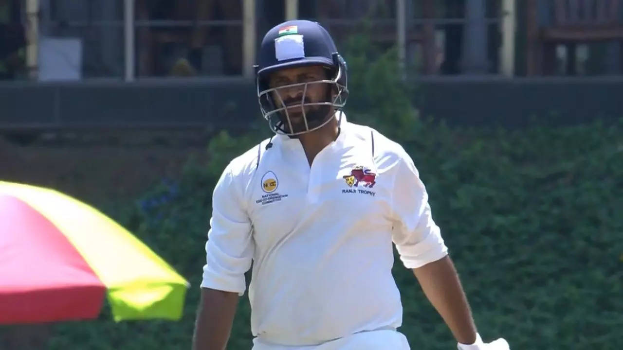 Shardul Thakur during Ranji Trophy semifinal between Mumbai and Tamil Nadu.