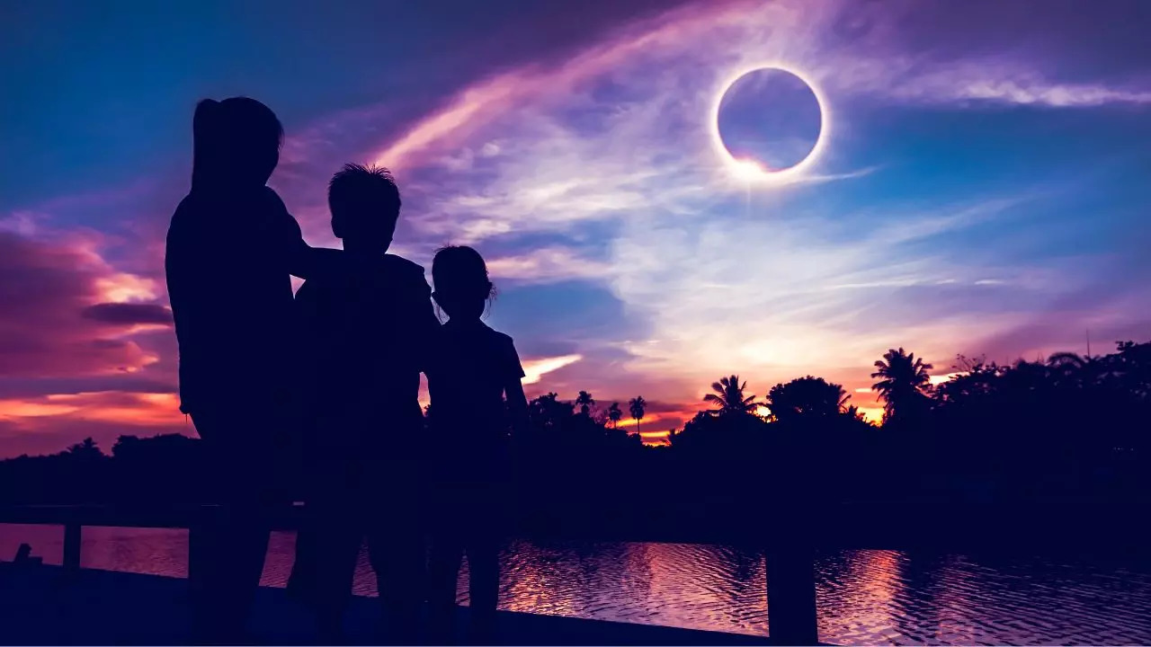 These places in North America will see a total solar eclipse on April 8. Credit: Canva