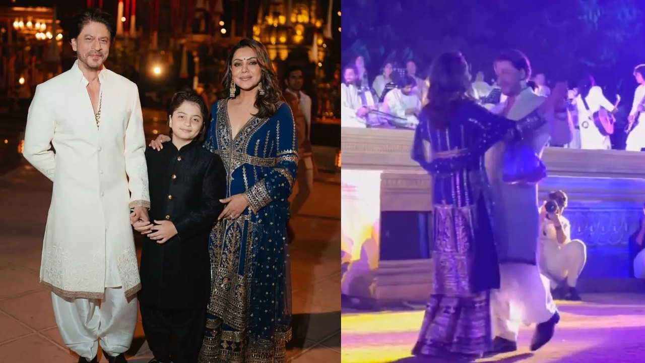 SRK, Gauri Dancing To Main Yahaan Hoon At Anant-Radhika's Pre-Wedding Is The Best Thing On Internet