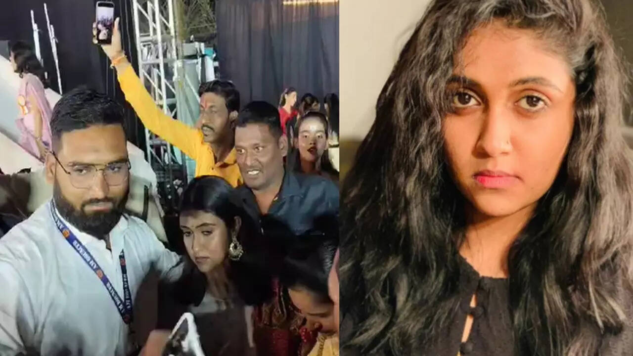 Rinku rajguru angry fans pushed her after an event in jalgaon latest