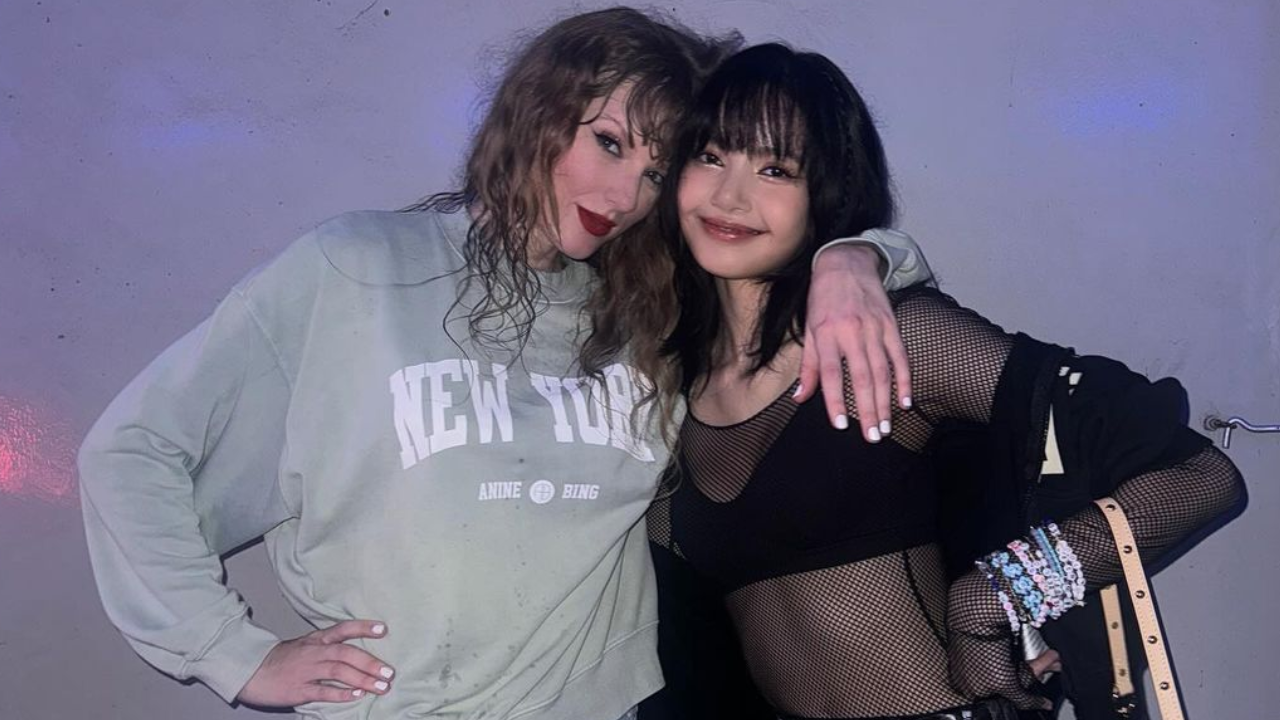 Blackpink's Lisa Meets Taylor Swift Post Eras Tour In Singapore