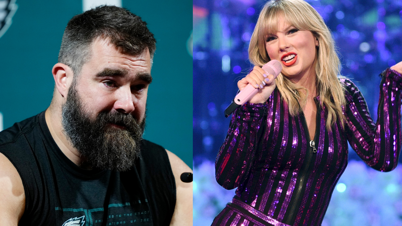 Jason Kelce and Taylor Swift