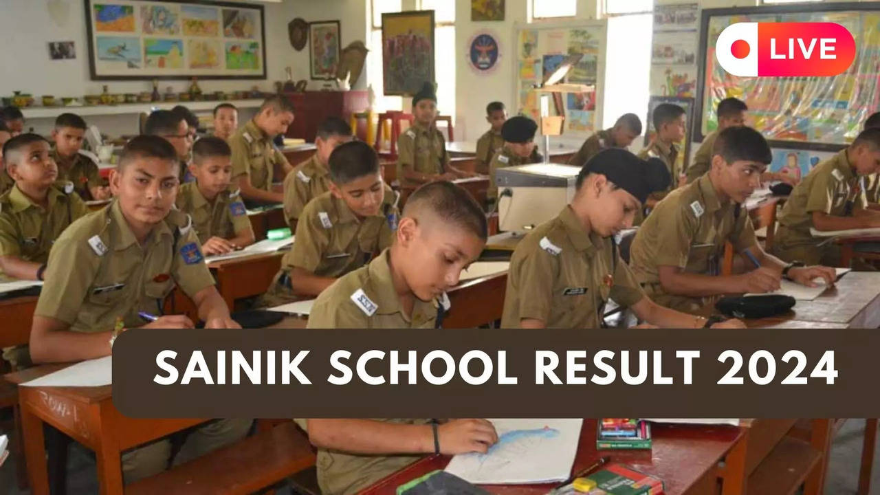 Sainik School Result 2024 Highlights Sainik School Class 6, 9 Result